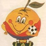 Naranjito la inolvidable mascota del Mundial de Futbol de 1982.